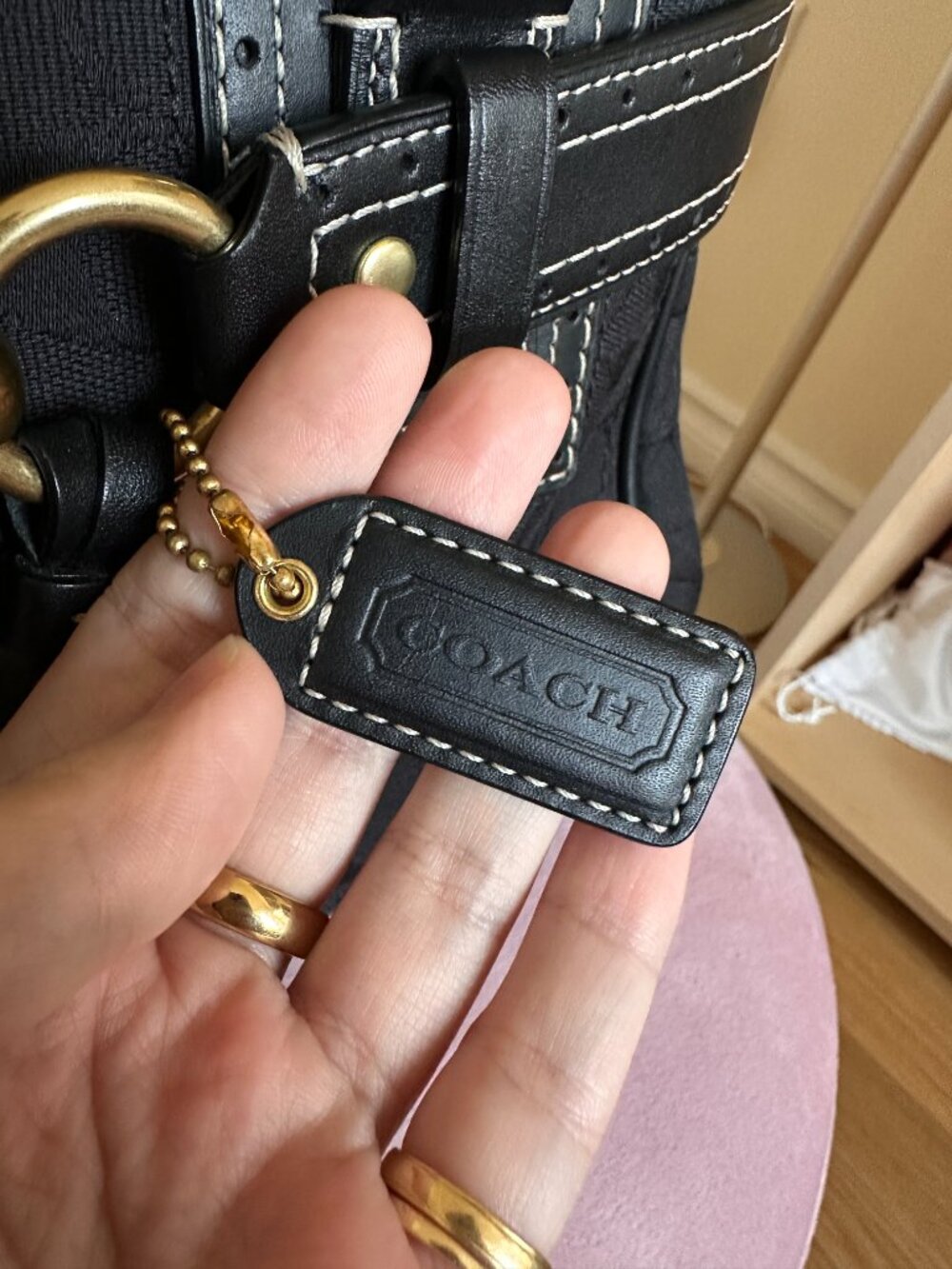 🖤🍒 Coach Hampton Y2K Vintage Shoulder Bag Satchel 10507 Hamptons - Picture 8 of 12